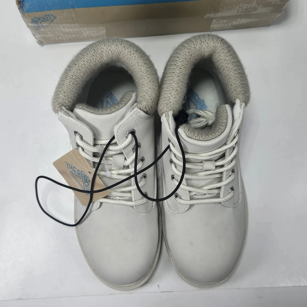 Thereabouts TH Ember Off White Hiking Winter Snow Boots Size 1 (Little Girl)